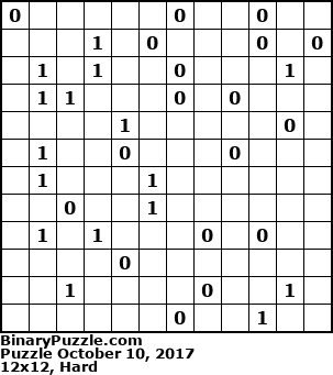 Binary Puzzle