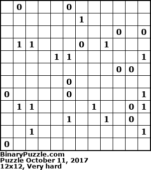 Binary Puzzle