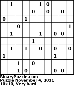 Binary Puzzle