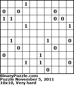 Binary Puzzle