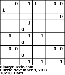 Binary Puzzle