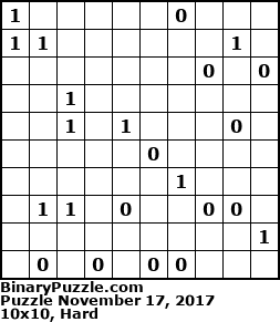Binary Puzzle