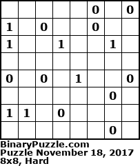 Binary Puzzle