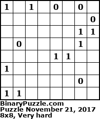 Binary Puzzle