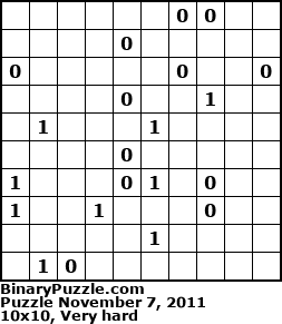 Binary Puzzle