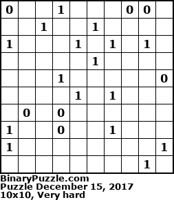 Binary Puzzle
