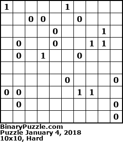 Binary Puzzle