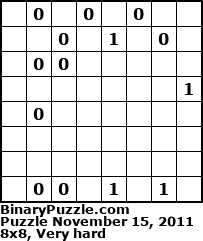 Binary Puzzle