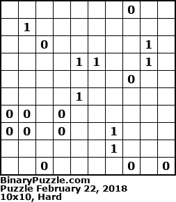 Binary Puzzle