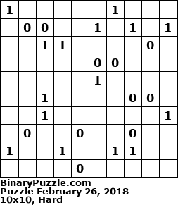 Binary Puzzle