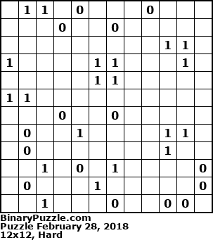 Binary Puzzle