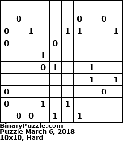 Binary Puzzle
