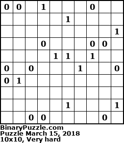 Binary Puzzle
