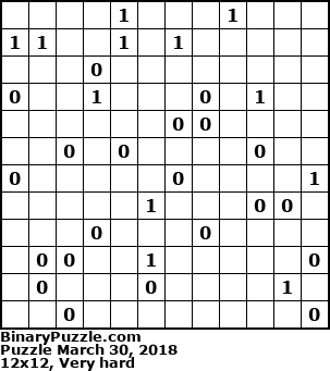 Binary Puzzle