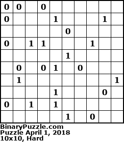 Binary Puzzle