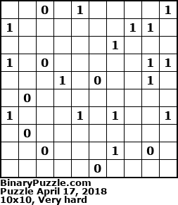 Binary Puzzle