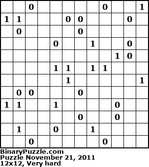 Binary Puzzle