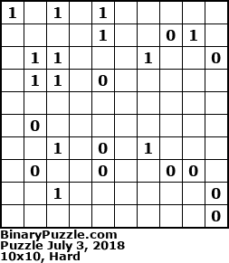 Binary Puzzle
