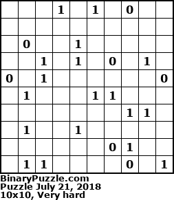 Binary Puzzle