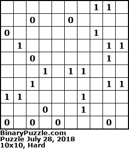 Binary Puzzle