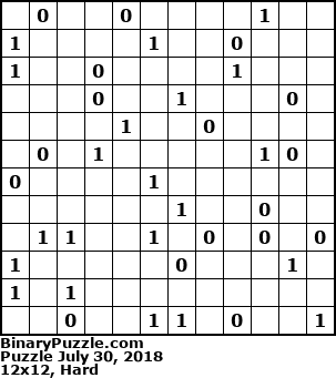 Binary Puzzle