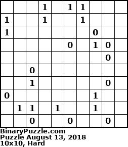 Binary Puzzle