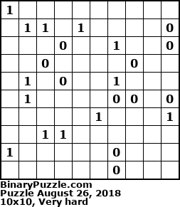 Binary Puzzle