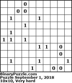 Binary Puzzle