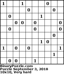 Binary Puzzle
