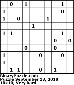Binary Puzzle