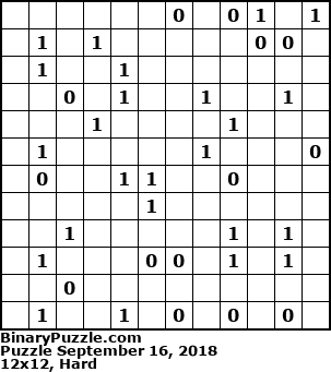 Binary Puzzle