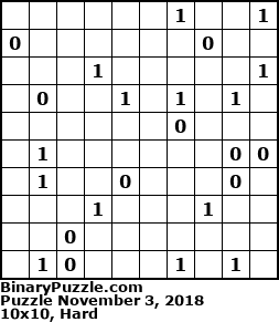 Binary Puzzle