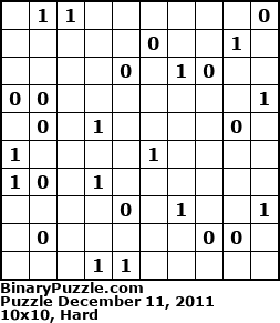 Binary Puzzle
