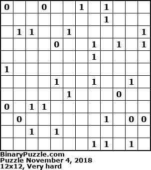 Binary Puzzle