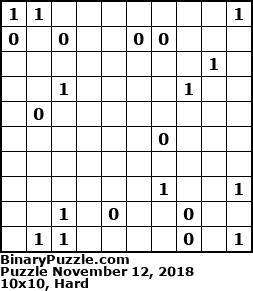 Binary Puzzle