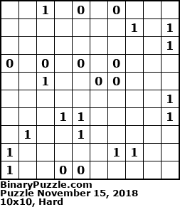 Binary Puzzle