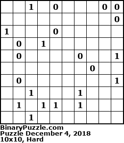 Binary Puzzle