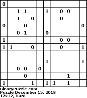 Binary Puzzle
