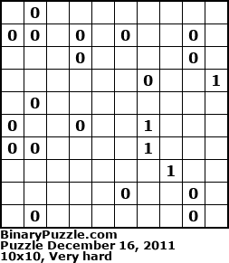 Binary Puzzle