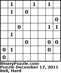 Binary Puzzle