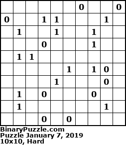 Binary Puzzle