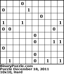 Binary Puzzle