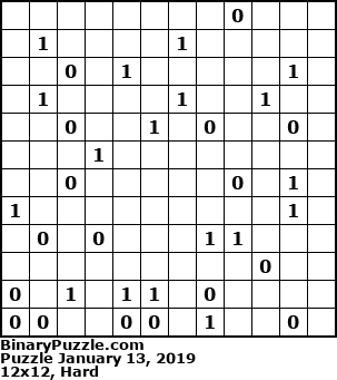 Binary Puzzle