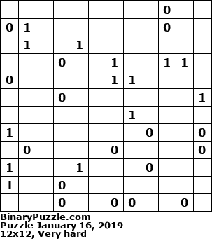 Binary Puzzle