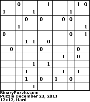 Binary Puzzle