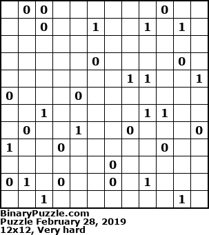 Binary Puzzle