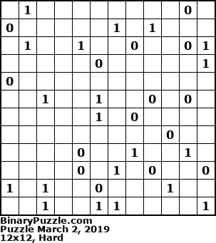 Binary Puzzle