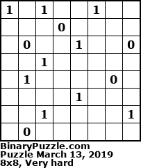 Binary Puzzle