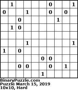Binary Puzzle