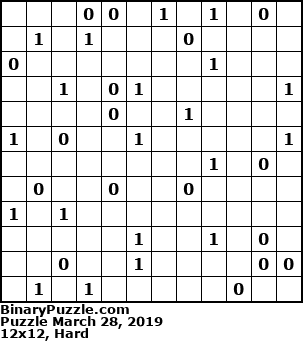 Binary Puzzle